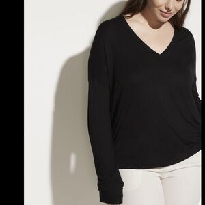 Vince | v neck long sleeve jersey top